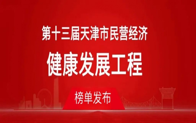 榮程集團榮登天津市民營經(jīng)濟健康發(fā)展工程多個榜單